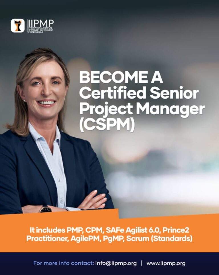 Certified Senior Project Manager (CSPM) Certification Program